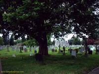 Chapel behind tree, Streatham